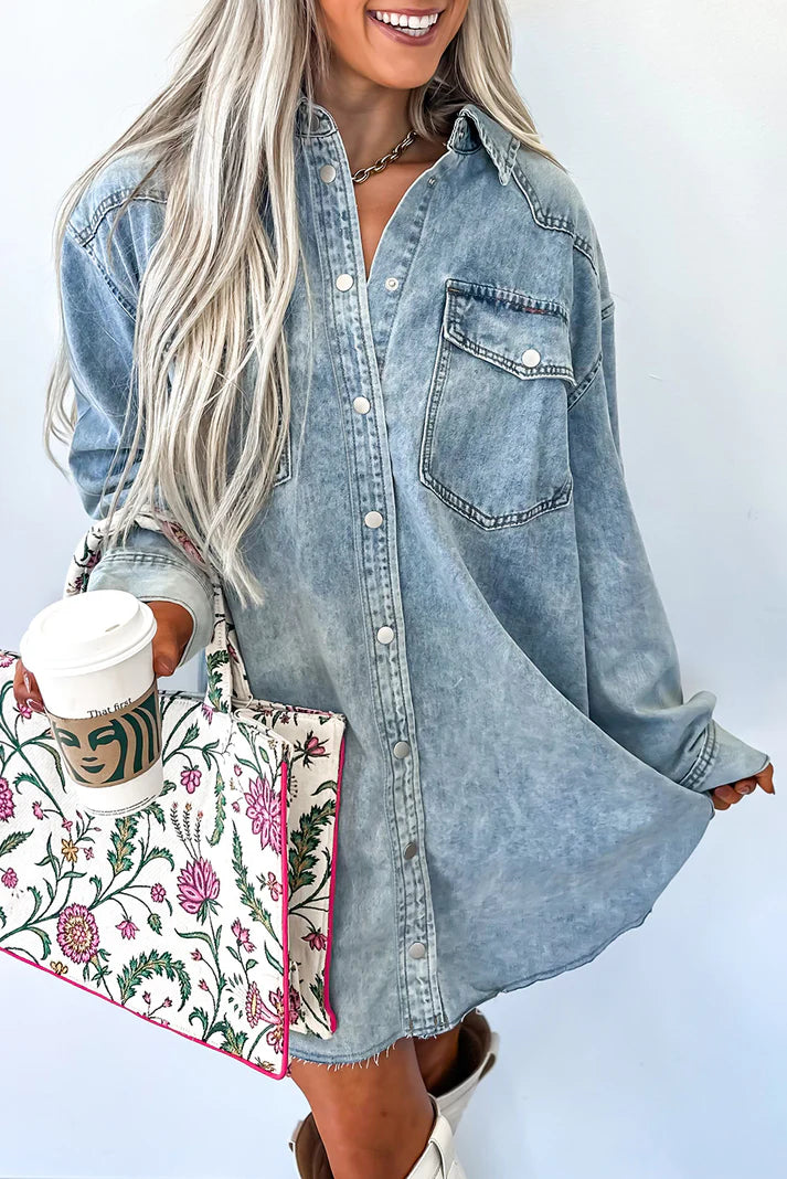 Loose Denim Dress