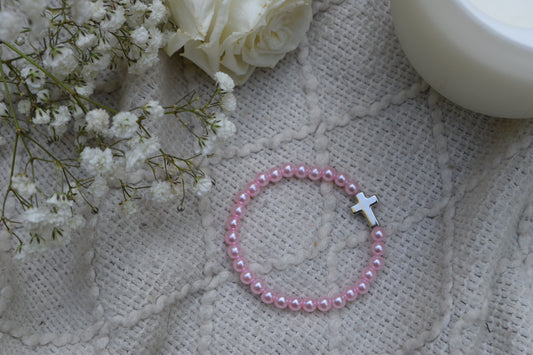 Cross Bead Bracelet